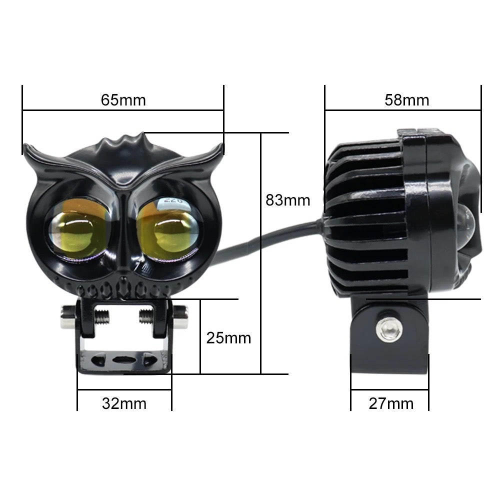 OWL Led For Motorcycles Light Car Dual