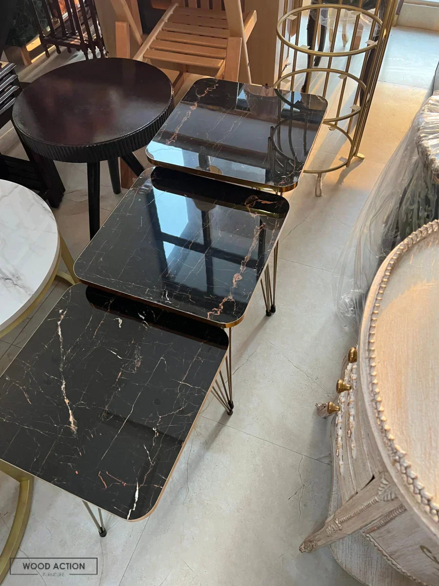 Square Black  table